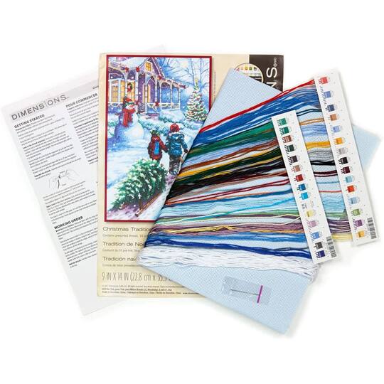 Counted Cross Stitch Kit CHRISTMAS TRADITION Dimensions New Release!
